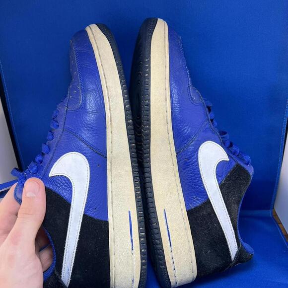Nike Air Force 1 Sneakers - Blue & Black - Classic 11.5 - Picture 5 of 8